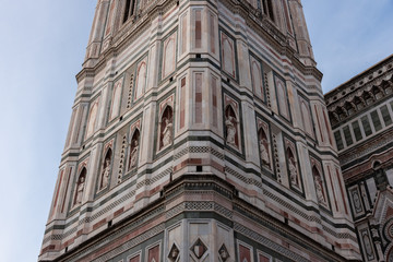 Facade of the Florence Cathedral with Giotto's bell tower