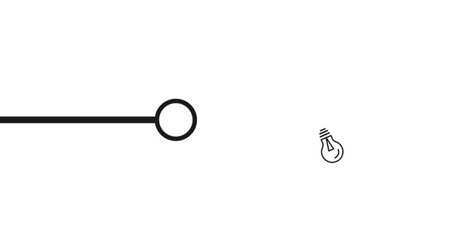 Copyright business icons, animation, cartoon, illustration, clip art, web banner in outline design, black and white, alpha channel.