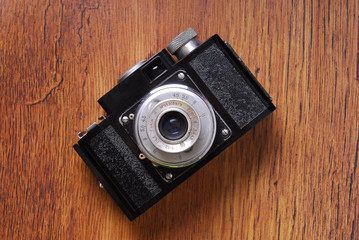 vintage old film photo camera