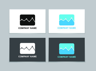 Screen Tech Logo Design Template. Stat Pin.