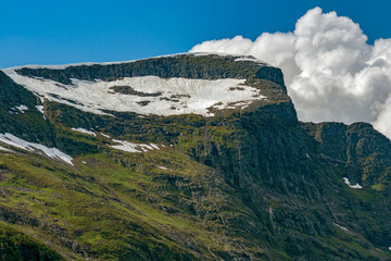 Gletscherfeld bei Geiranger in Norwegen
