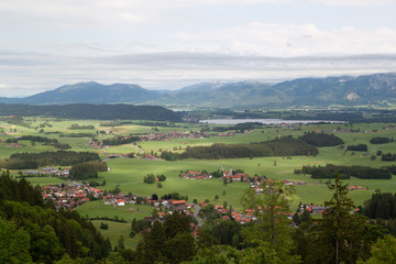 view of the valley from the hill