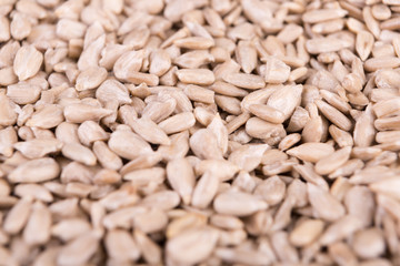 geschälte Sonnenblumenkerne Hintergrund