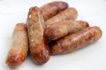 English Lincolnshire ppork sausages