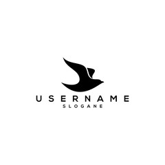Fototapeta premium bird fly logo design vector art