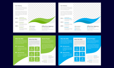 business trifold brochure template