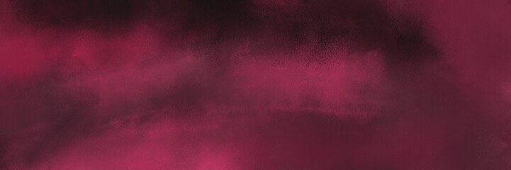 old horizontal banner with old mauve, dark moderate pink and very dark pink color