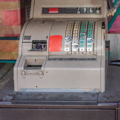 Old cash register