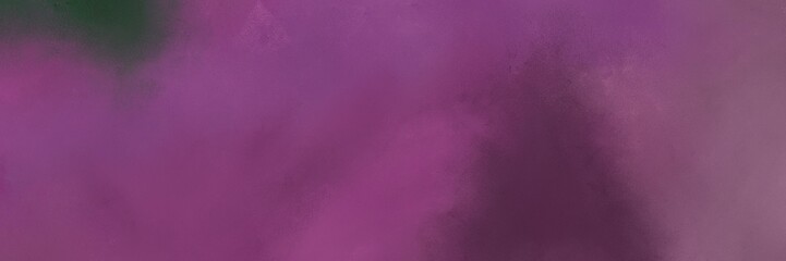 retro horizontal background design with antique fuchsia, dark slate gray and old mauve color