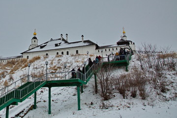 Sviyazhsk-grad fortress at the confluence of the Sviyaga and Volga rivers.