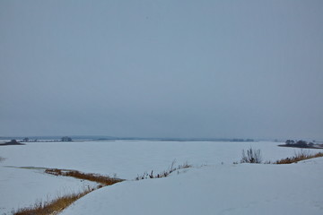 The confluence of the Sviyaga and Volga rivers, the Republic of Tatarstan.