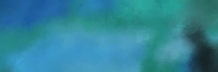 antique horizontal texture background  with teal blue, blue chill and very dark blue color