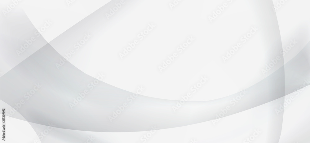 Poster Minimal gray background. Vector pattern with grey to white gradient