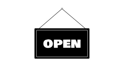 Realistic Red sign Sorry we are closed and Welcome we are open 