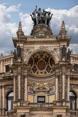 Fototapeta na wymiar Dresden cathedral ornament semperoper