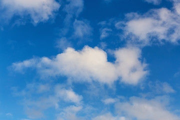 Beautiful Panoramic View of Cloudscape during a colorful winter sunset. Taken on the West Coast of British Columbia, Canada.