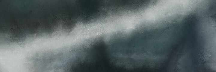 vintage horizontal background header with dark slate gray, ash gray and gray gray color