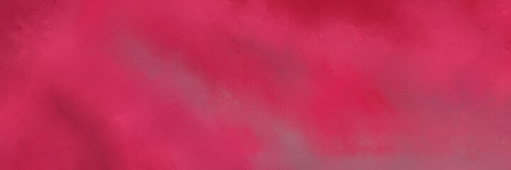 decorative horizontal background header with moderate pink, antique fuchsia and firebrick color