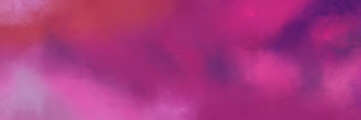 aged horizontal header background  with moderate pink, pastel violet and pale violet red color