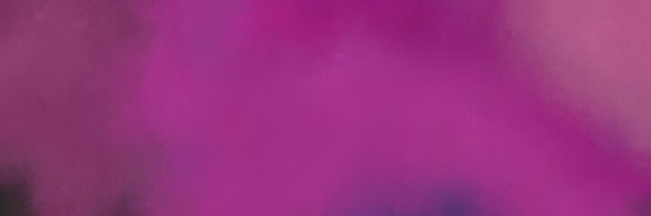 aged horizontal background with antique fuchsia, mulberry  and very dark violet color