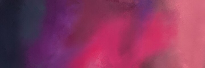 grunge horizontal background with moderate pink, very dark blue and very dark magenta color
