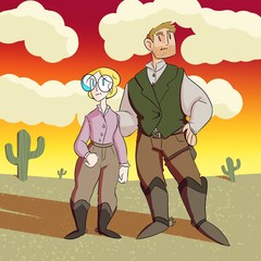 Sheriff Aiden and Miss Felicity