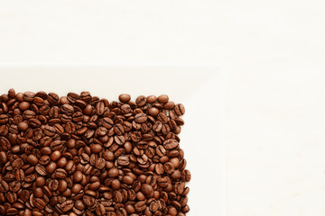 Background from coffee beans.