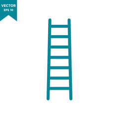 ladder icon in trendy flat style