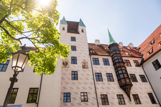 Alter Hof or Old Court Burgstock Wing Munich Inner city Bavaria Germany
