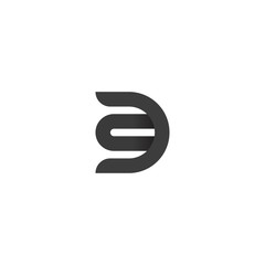 DC letter logo design. Creative Vector logo for company identity. Uppercase DC logo - illustration