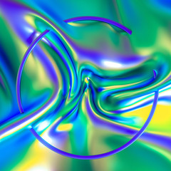 Luxury drapery fabric. 3d illustration, 3d rendering.