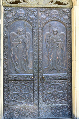 Iron door of Georgian church