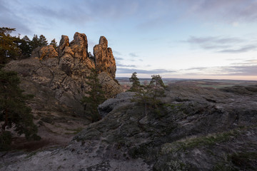 Sunrise, Hamburger Wappen, Harz, Germany.