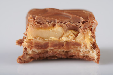Bite of candy bar