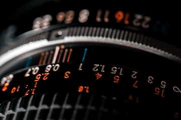 Lens photo scale