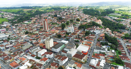 Aerial image of Ouro Fino, city of Minas Gerais