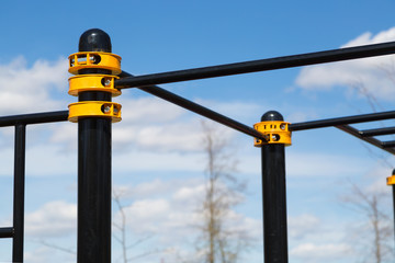 Obraz premium Equipment for strength training. Workout. Outdoor sports