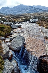 rocks in the water scotland landscape