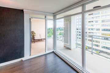 Empty room in a modern house or apartment.