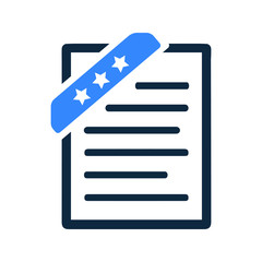 Bookmark icon, document, favorite icon