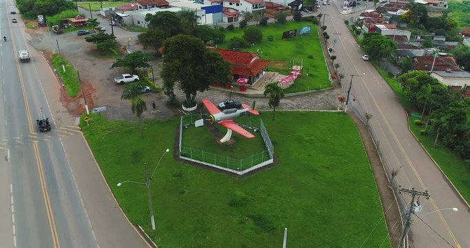 Aerial image of Paraguaçu, city of Minas Gerais