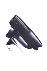 Glossy smear of lipgloss.Isolated on white.