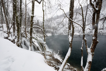 Winter Plitvice Lakes