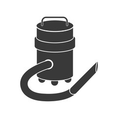 Vacuum cleaner icon for industrial style vacuum in vector