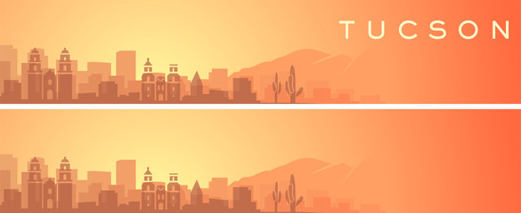 Tucson Beautiful Skyline Scenery Banner