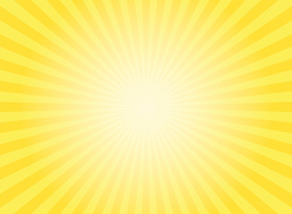 Sunlight abstract background. yellow color burst background.