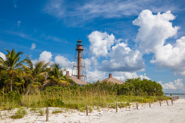 Sanibel Island Lighthouse on Sanibel Island on the Gulf of Mexico Southwest Coast of Florida