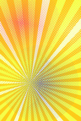 Fototapeta premium Pop art background. Points and rays. Vector illustration