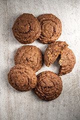 Cereal cocoa cookies.
