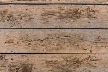 Fototapeta na wymiar Worn wooden planking suitable for a background or backdrop
